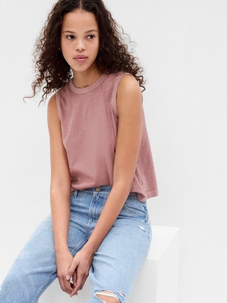 100% Organic Cotton Vintage Shell Tank Top | Gap (US)