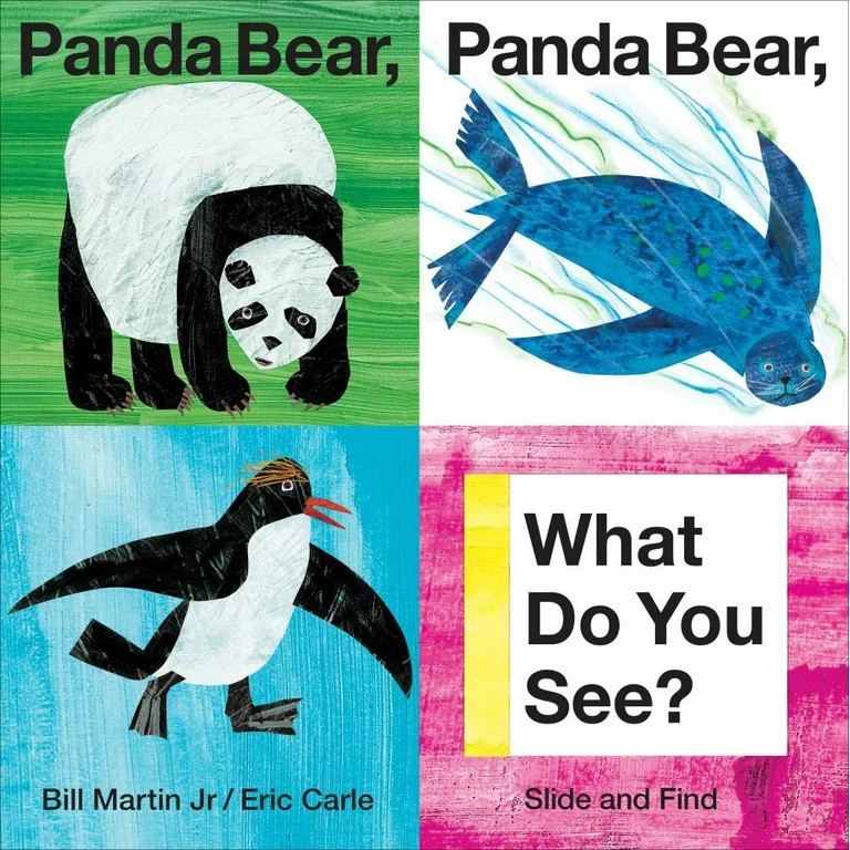 Bill Martin: Panda Bear, Panda Bear, What Do You See?: Slide and Find (Board Book) | Walmart (US)