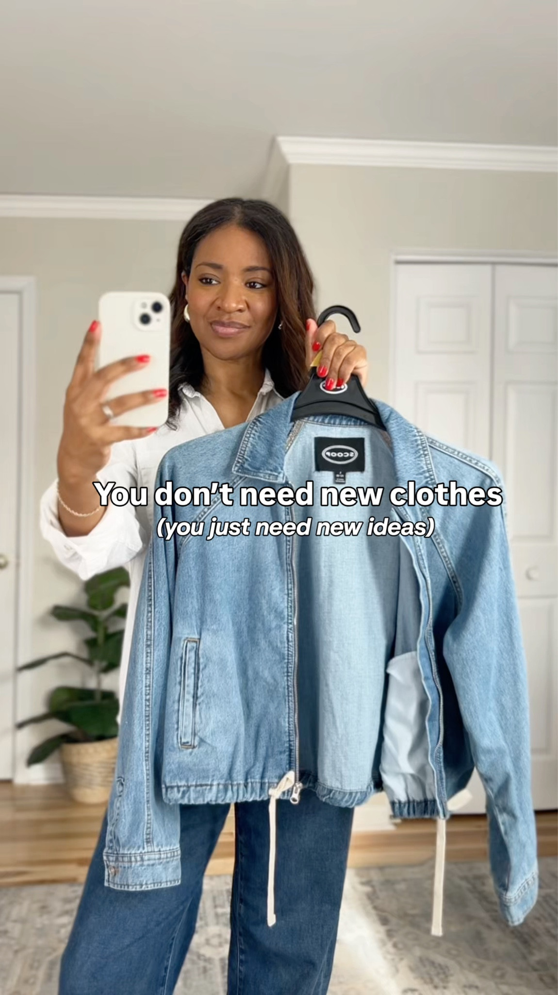 Three ways to style this denim jacket! I’m wearing a large in it. It runs small in my opinion. My Abercrombie pants (white ones) are a size 26/4 regular. My black linen pants have a drawstring and are size small (linking similar). My black Amazon CRZ yoga pants are a size small 5.4-5.7. Adidas sambas run big, size down 1/2 

#ltkover40 #ltkseasonal #ltkootd