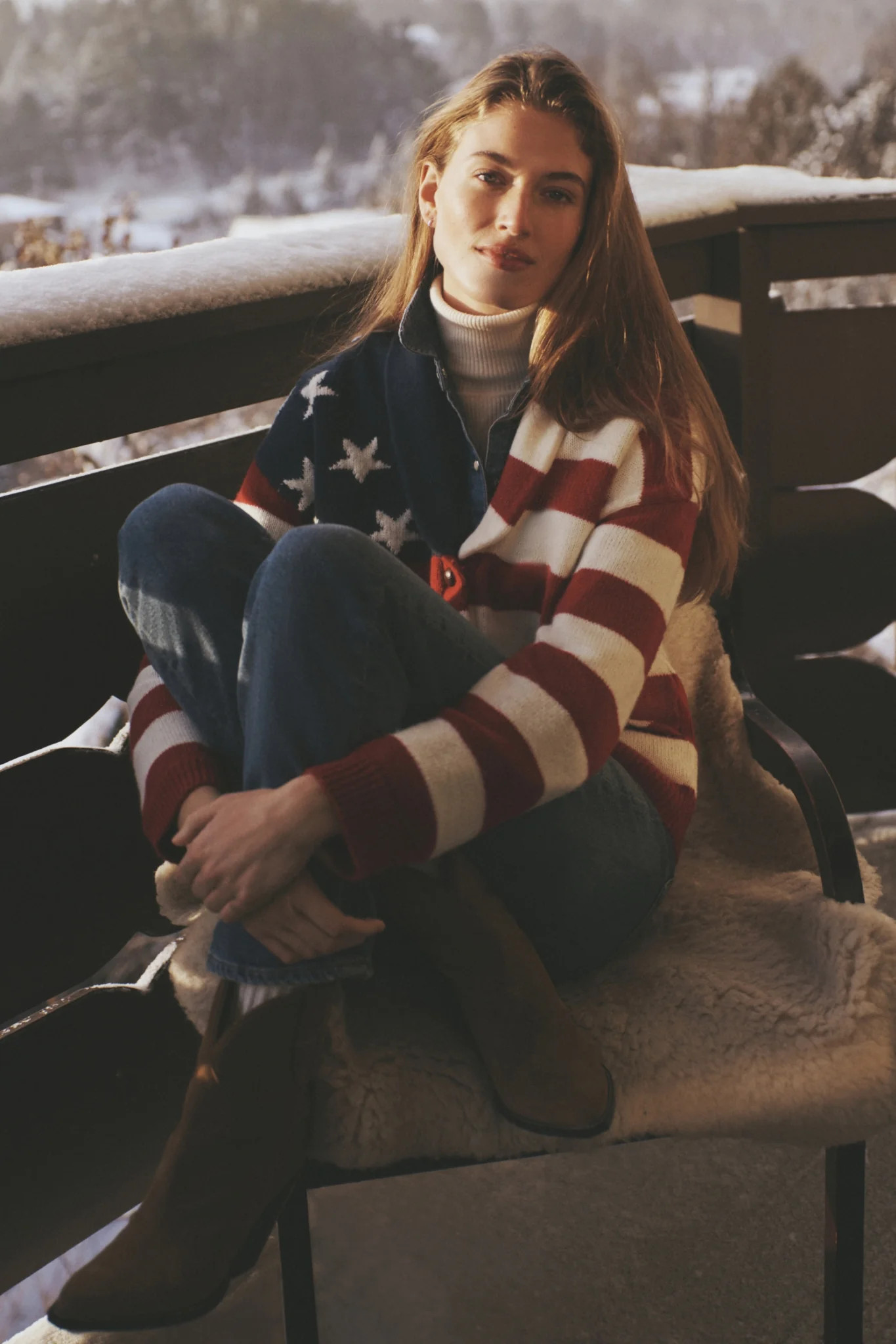 American Flag Lindsey Cardigan | Tuckernuck (US)