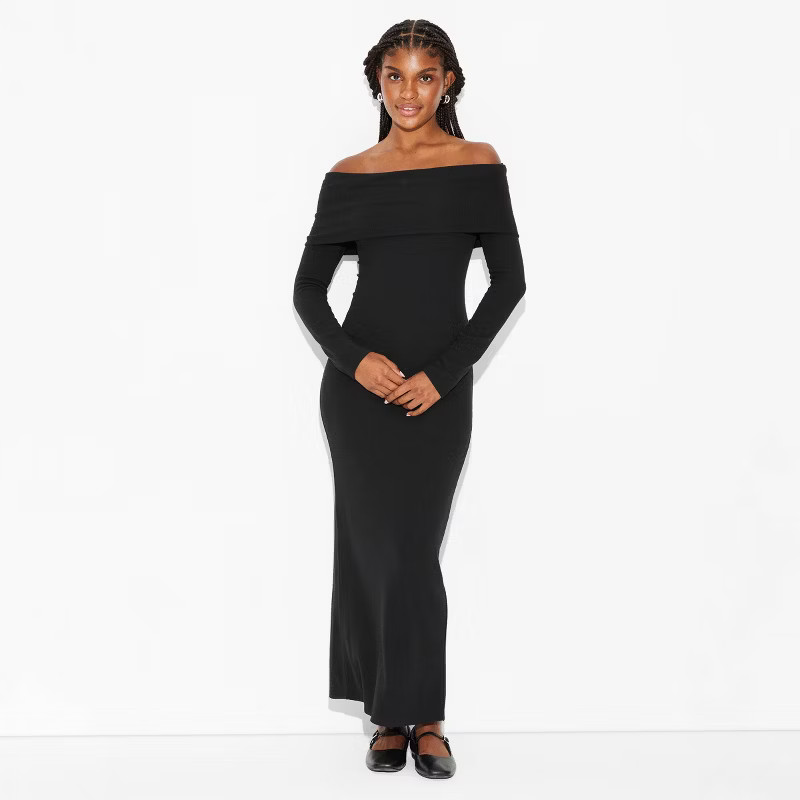Women's Long Sleeve Maxi Sweater Dress - Wild Fable™ | Target