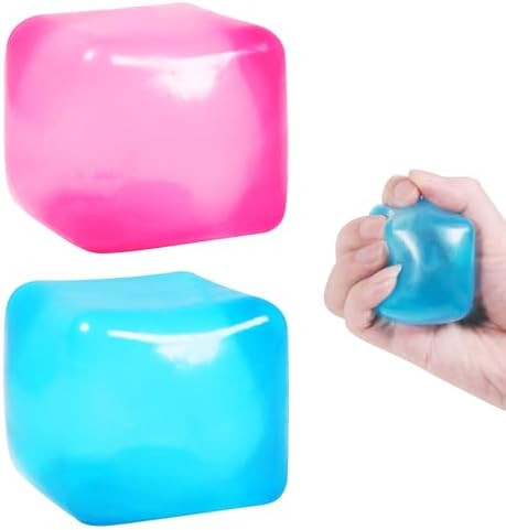 2pack Stress Cube Squishy Stress Balls for Adults Kids Fidget Toy for Your Best Mellow and Chill ... | Amazon (US)