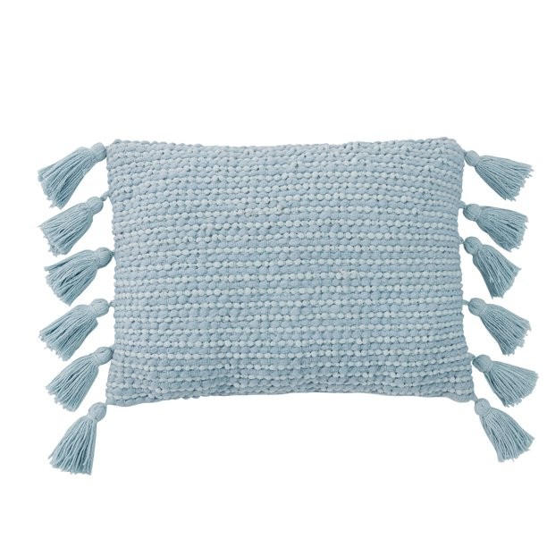 My Texas House Katy Tassel Oblong Decorative Pillow, 14" x 20", Mint | Walmart (US)