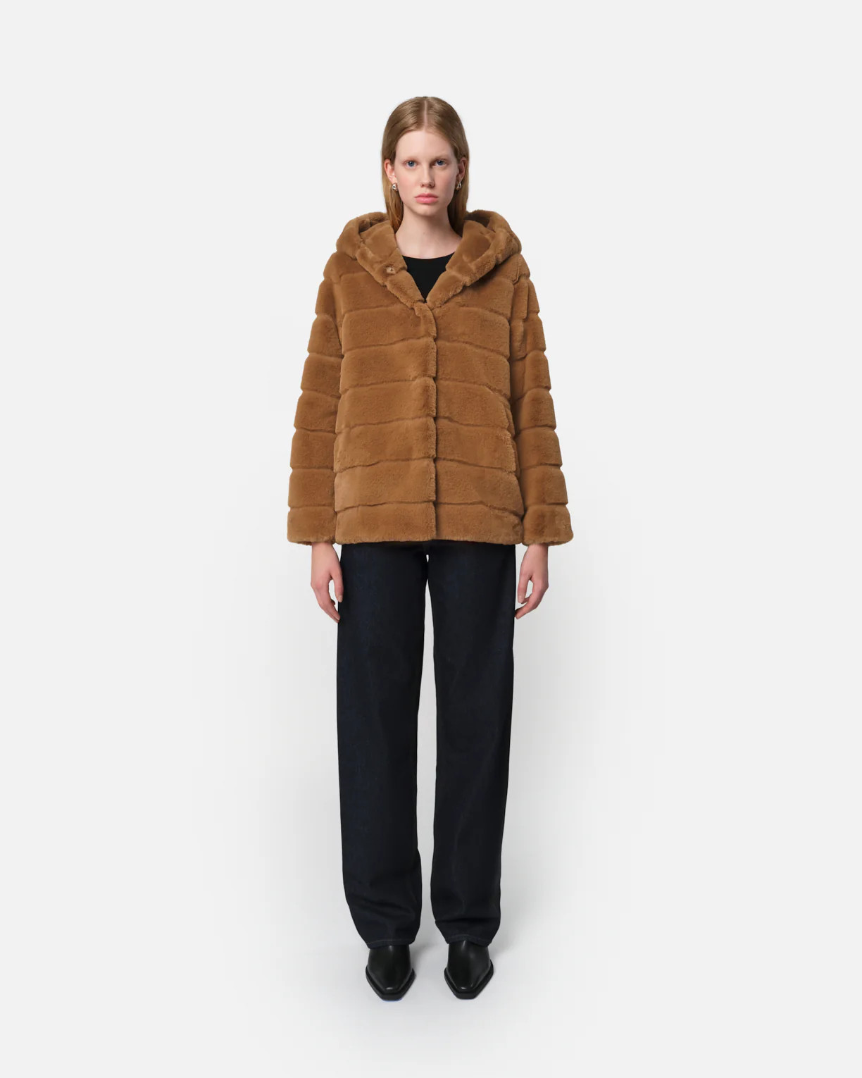 Goldy Camel Coat | Apparis