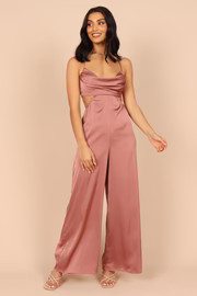 Valentina Jumpsuit - Red Bean | Petal & Pup (US)