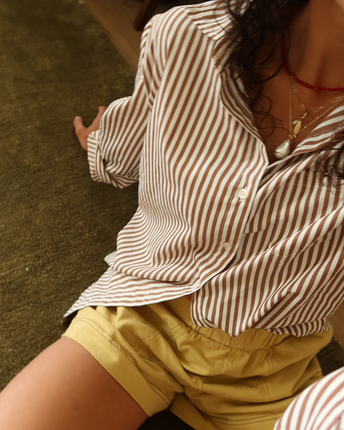 The cutest striped outfit 
Striped button down size small
Yellow set size small

Necklaces jewlery styling summer style fashion button down outfit stripes 

#LTKSummerEdit #LTKStyleTip #LTKBeauty