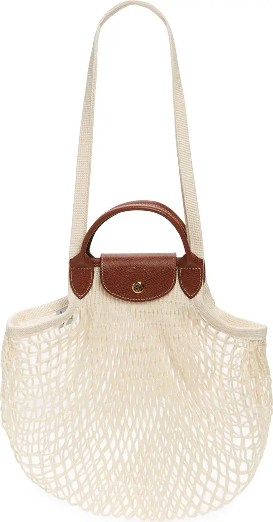 Longchamp Le Pliage Filet Knit Shoulder Bag | Nordstrom | Nordstrom