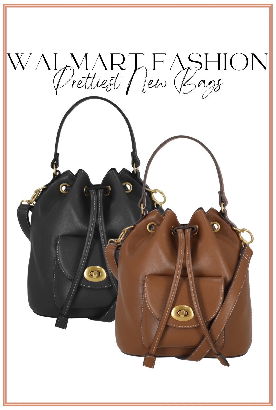 These new Walmart bucket bags look SO much more expensive than they are! 😍 Available in both classic black and rich cognac, they’re the perfect everyday handbag with plenty of room for all your essentials. The gold hardware gives them such a designer-inspired look without the designer price tag.

#walmartfashion #walmartfinds #handbag #bucketbag #affordablestyle #designerlookforless #everydaybag #fashionaccessories #fallaccessories #neutralstyle #budgetfriendly #stylefinds #fashionfavorites #walmartstyle #fashiondeals

#LTKootd #LTKPetite