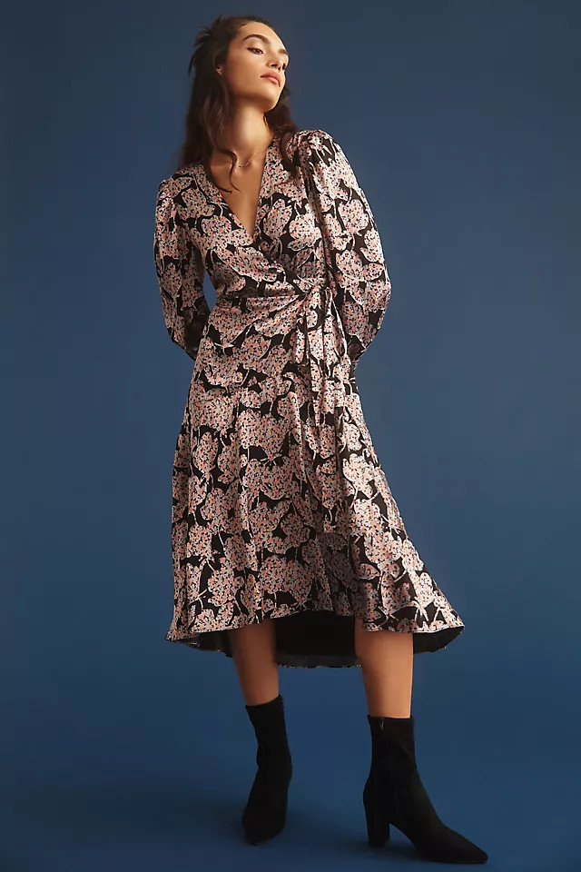 Caballero Floral Wrap Dress | Anthropologie (US)