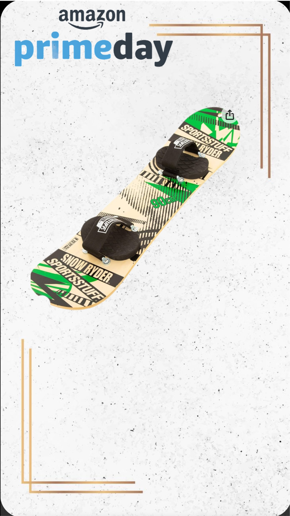 Toddler snowboard! You can adjust the bindings so it can grow with them! #snowboard #toddlerfinds 

#LTKbaby #LTKkids #LTKxPrime