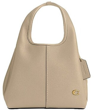 COACH Lana Leather Shoulder Bag 23 - Ivory | Dillard's