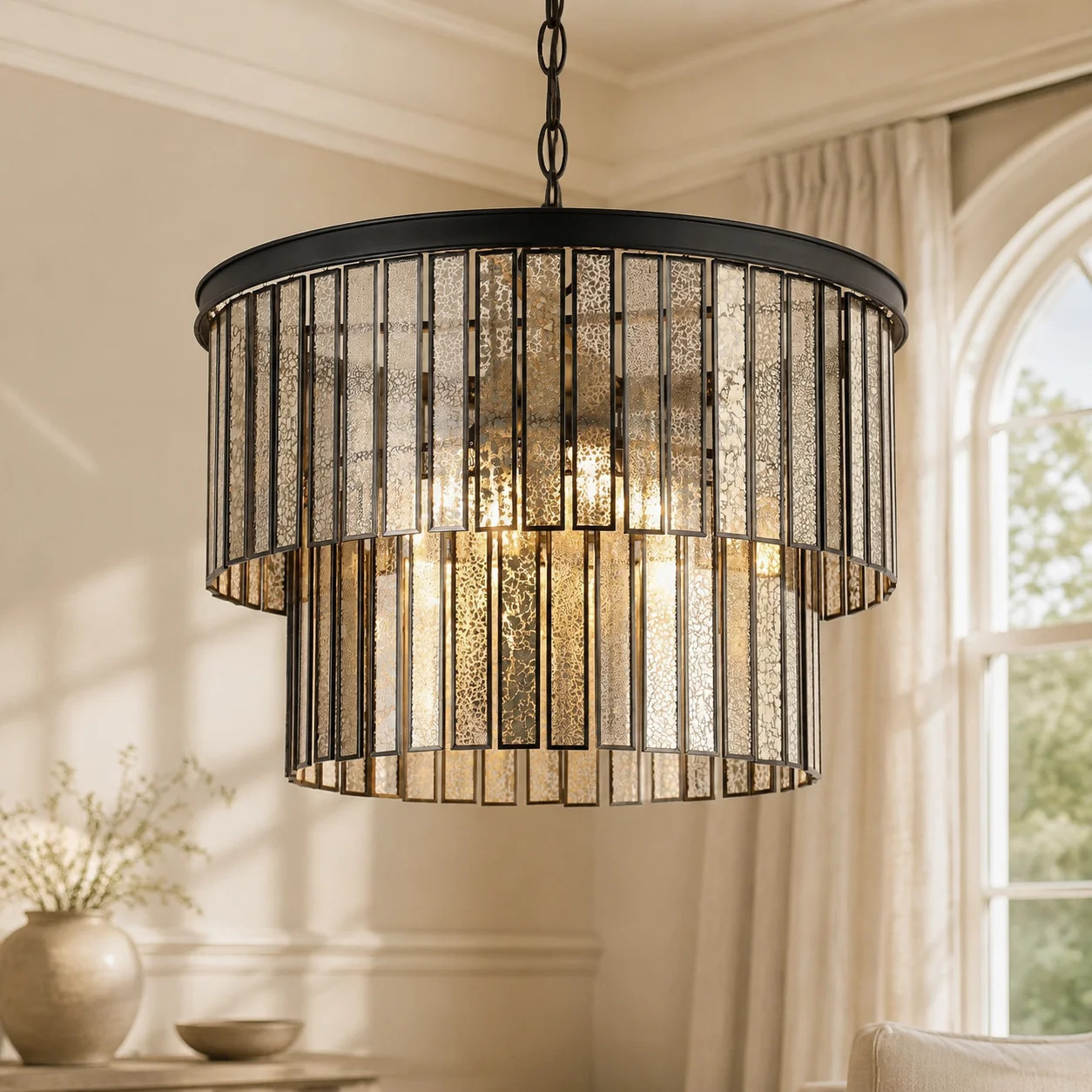 Shoshoni 18" W 4-Light Drum Chandelier | Wayfair North America