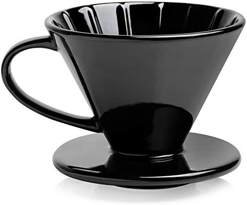 Sweese 660.112 Coffee Dripper, Porcelain Pour Over Coffee Maker for Home, Cafe, Restaurants, Size... | Amazon (US)