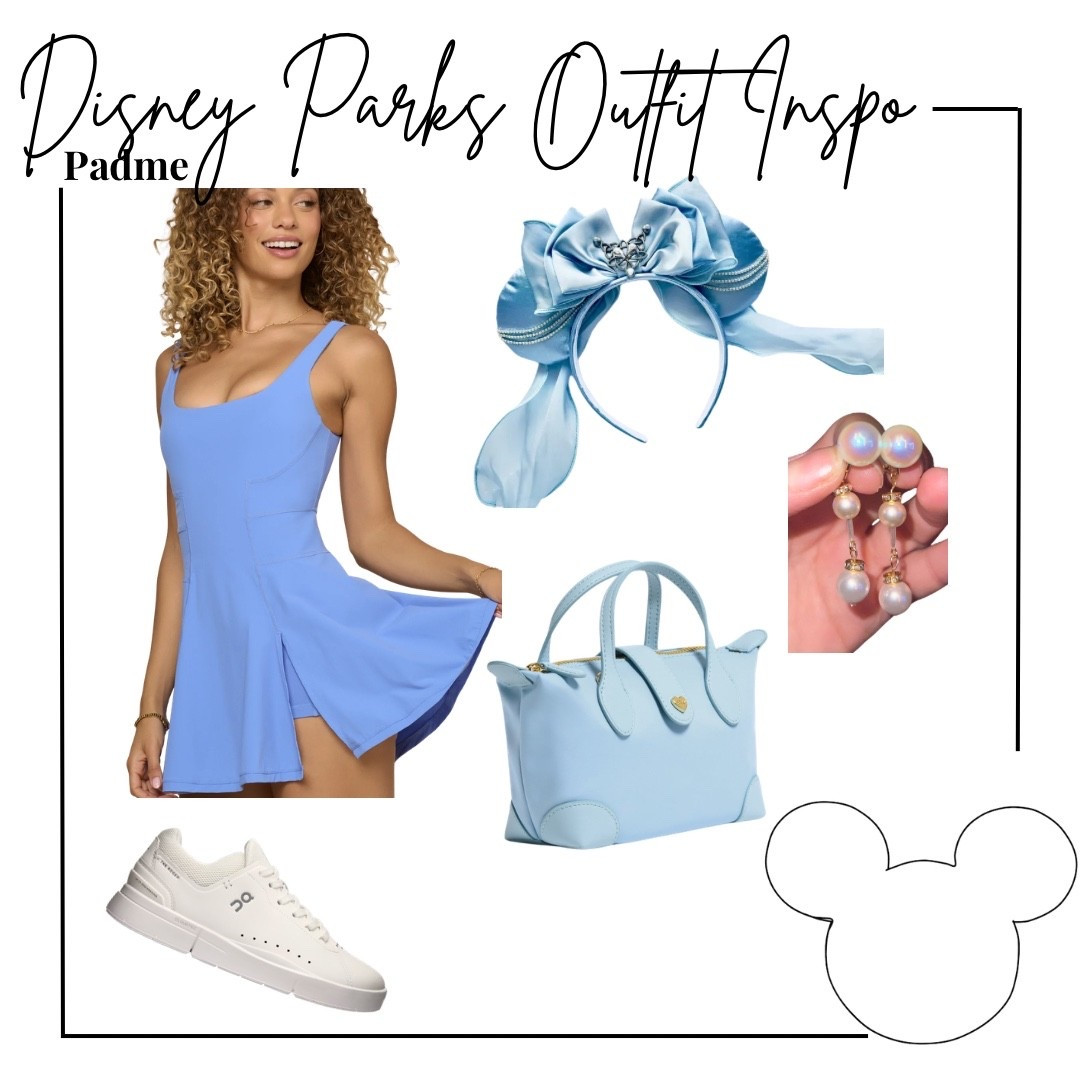 Padme episode 3 nightgown inspired parks outfit - Popflex tiebreaker dress in Nordic blue, nightgown inspired ears from Etsy, pearl earrings inspired by outfit, Stoney clover pouchette 3, on Roger white sneaker 

ootd, Outfit inspo, Disney Star Wars finds, Disney parks Outfit, Disney bound,  under $50 outfit, affordable outfit, casual outfit, Disney seasonal , Etsy finds, Disney outfit, Mickey ears, minimal Disney style, #ltkdisney, Disney ears, Disney aesthetic, theme park outfit, Disney parks outfit ideas, comfy Disney outfit, small business finds, may the fourth outfit 

#LTKootd #LTKgrwm #LTKTravel