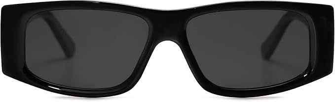 SOJOS Retro Rectangle Polarized Sunglasses Fashion Trendy Narrow Square Sunnies SJ2228 | Amazon (US)