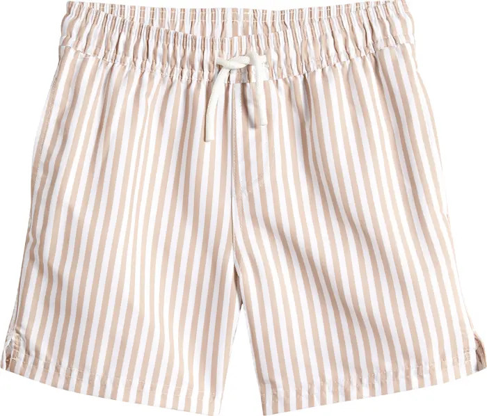 Petit Lem Kids' Stripe Print Swim Trunks | Nordstrom | Nordstrom