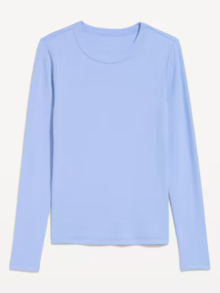 Snug Long-Sleeve Crew-Neck T-Shirt | Old Navy (US)