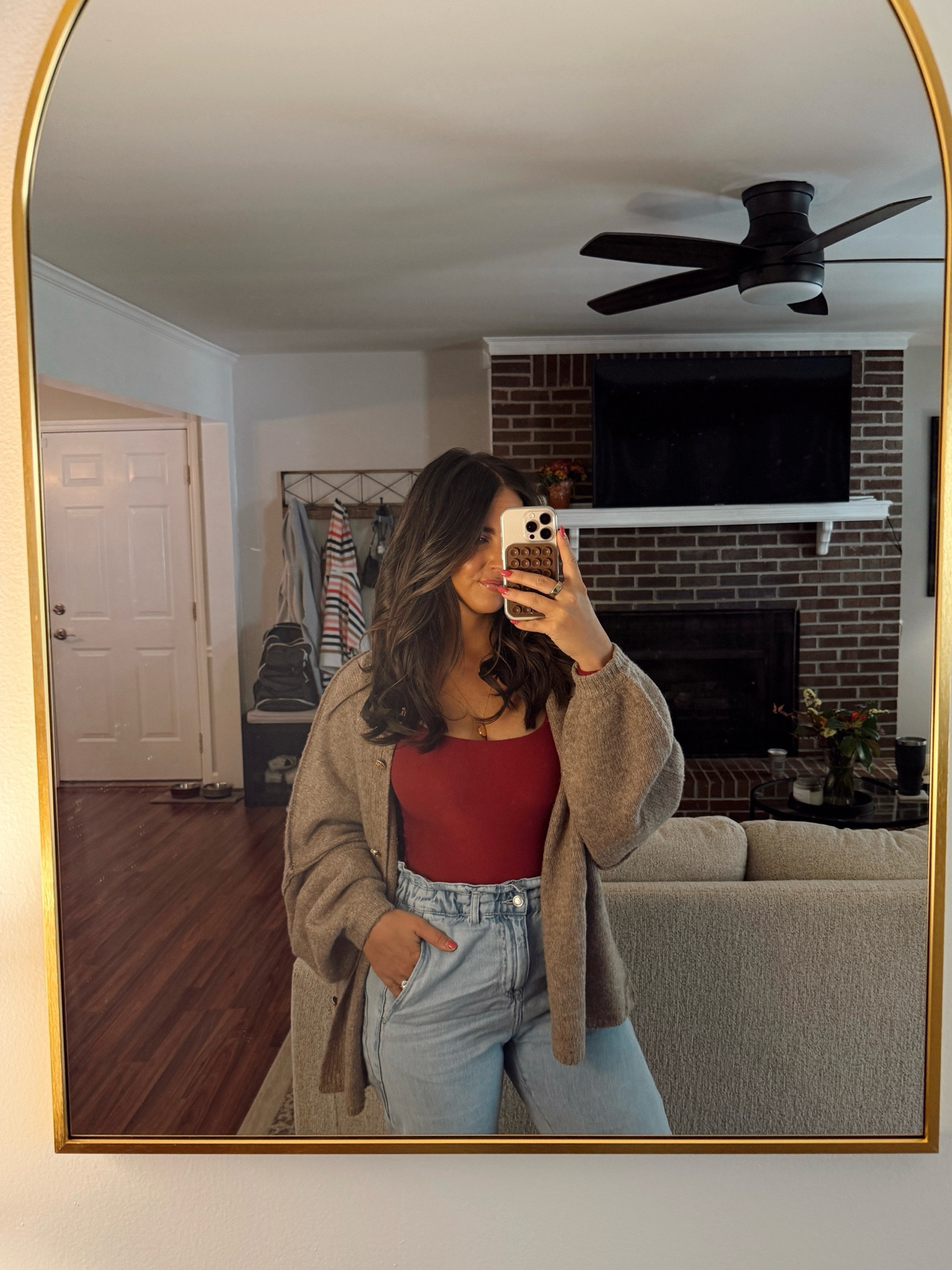 Casual fall outfit for the zoo!