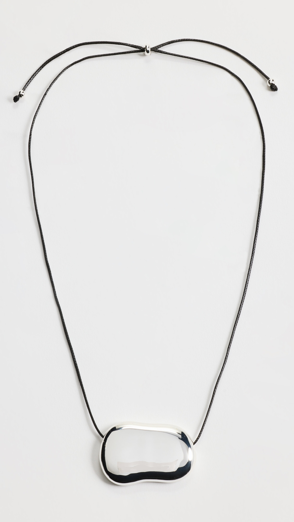 Heaven Mayhem Julia Silver Necklace Silver/Black One Size | Shopbop