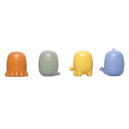 Ubbi Muted Color Interchangeable Toys, Mix and Match Baby Bath Accessory, Water Toys for Toddler ... | Amazon (US)