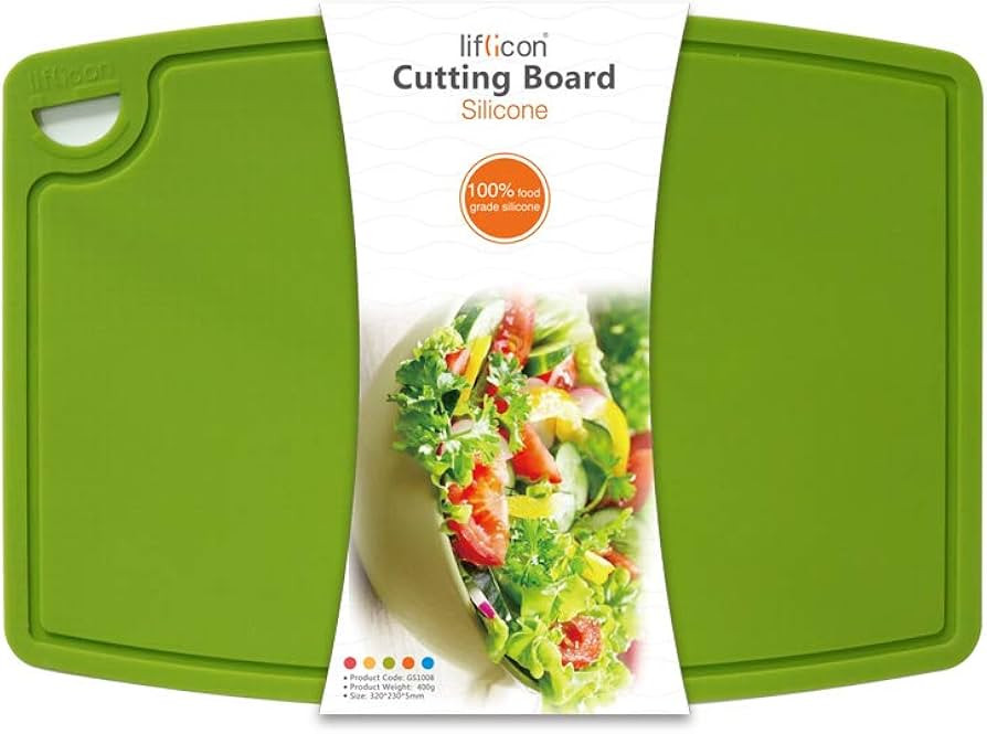 Extra Large Thick Silicone Cutting Board 14.6'' x 10.43'' Chopping Board Flexible Cutting Mats Di... | Amazon (US)
