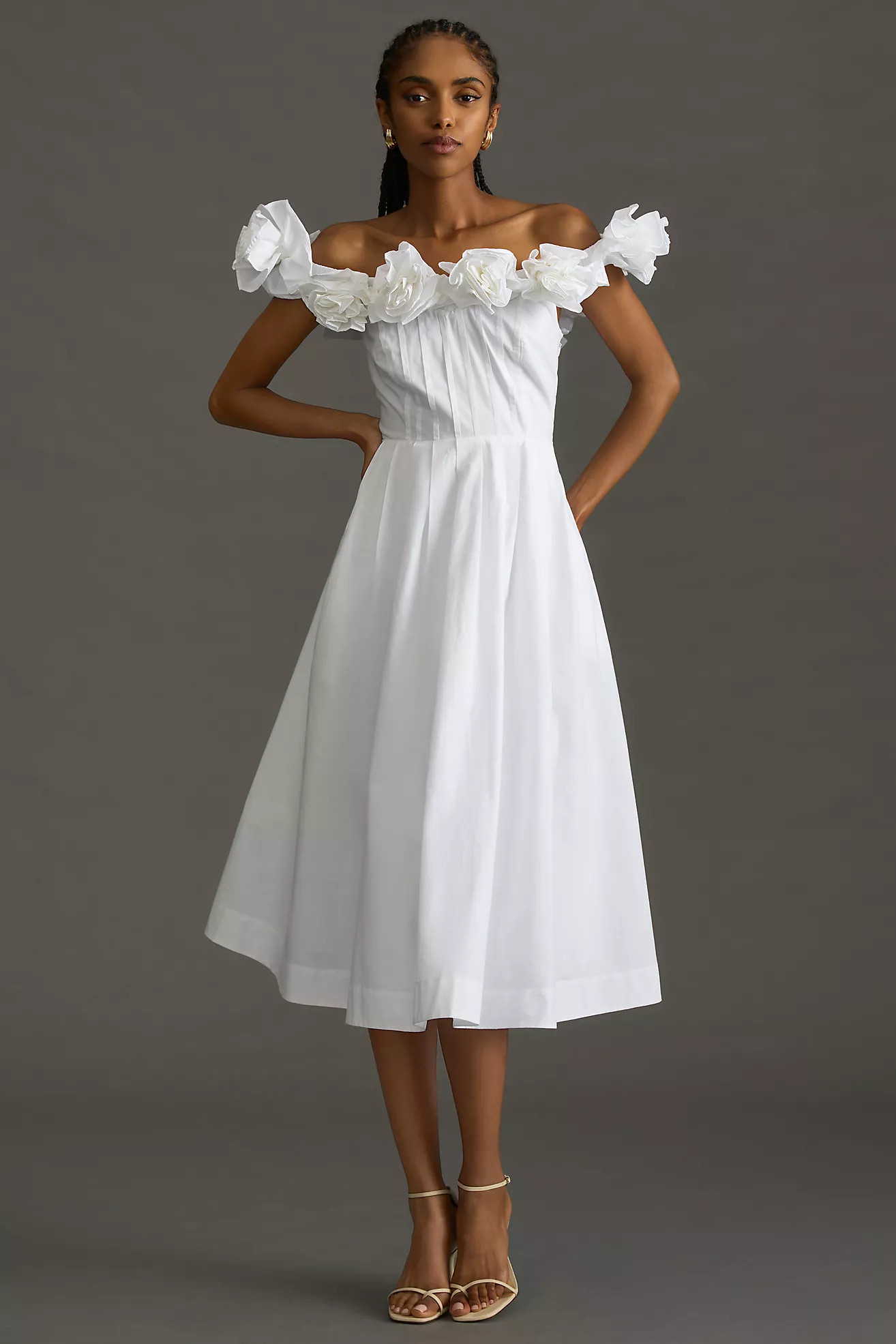 The Florecita Ruffled Dress by Maeve | Anthropologie (US)