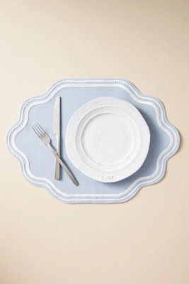 Madeline Embroidered Cotton Placemat | Anthropologie (US)