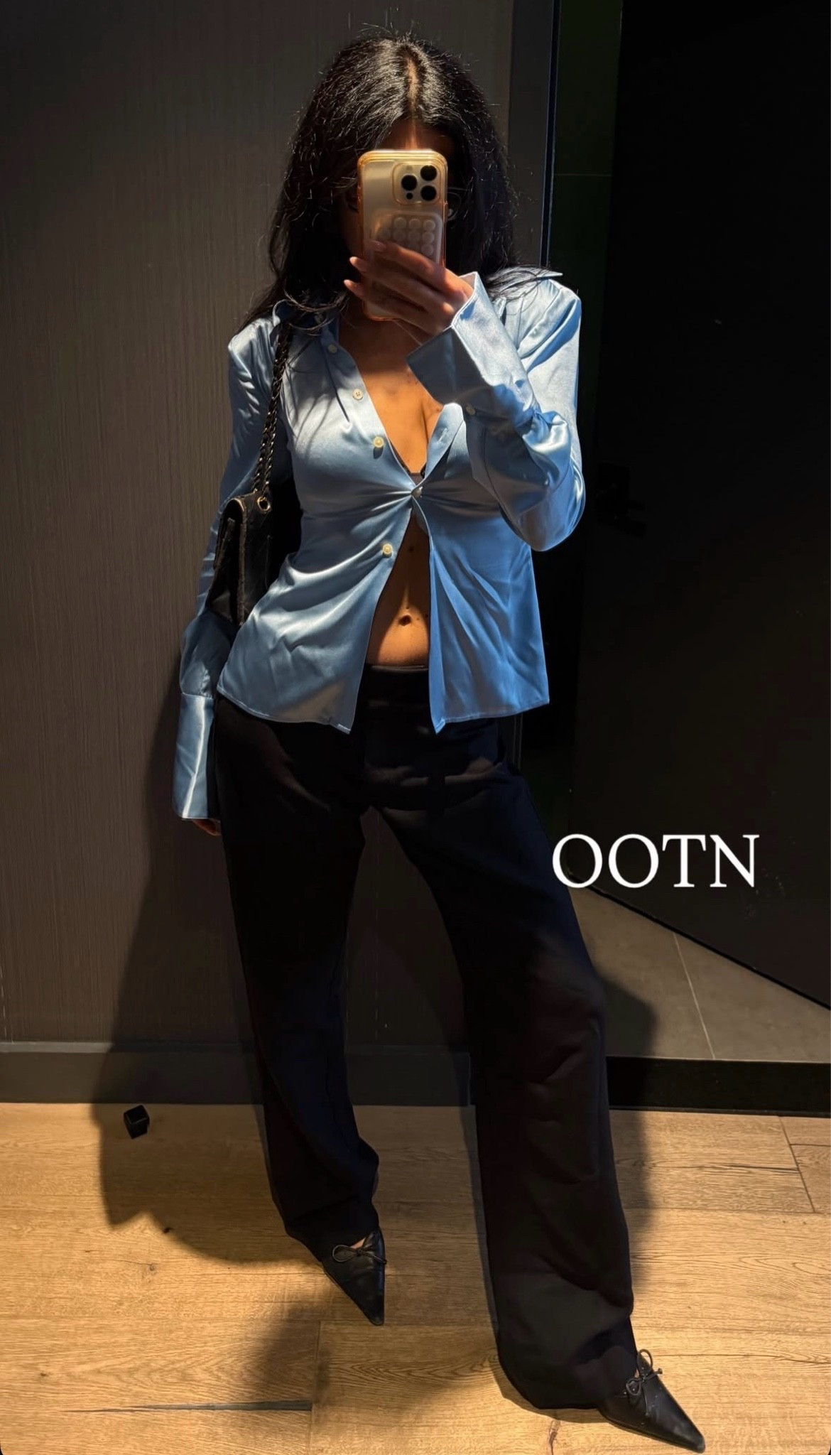 Quick story ootn in NYC

Blue satin button down, blue silk button down, slacks outfit, chic elevated business casual, drinks outfit

#LTKootd #LTKgrwm