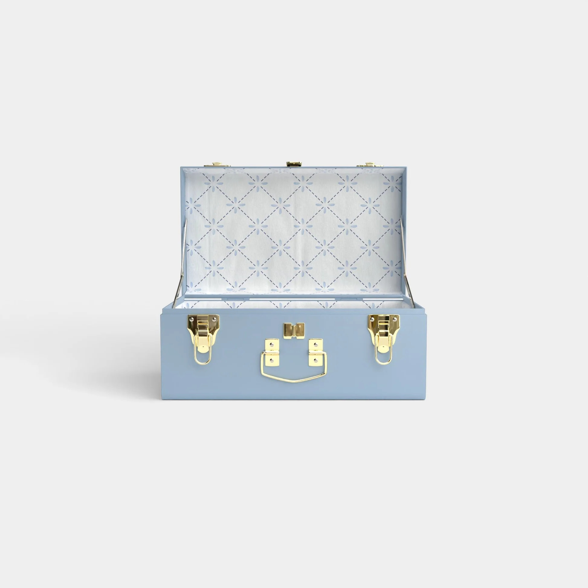 Mini Trunk - Light Blue | Petite Keep, LLC