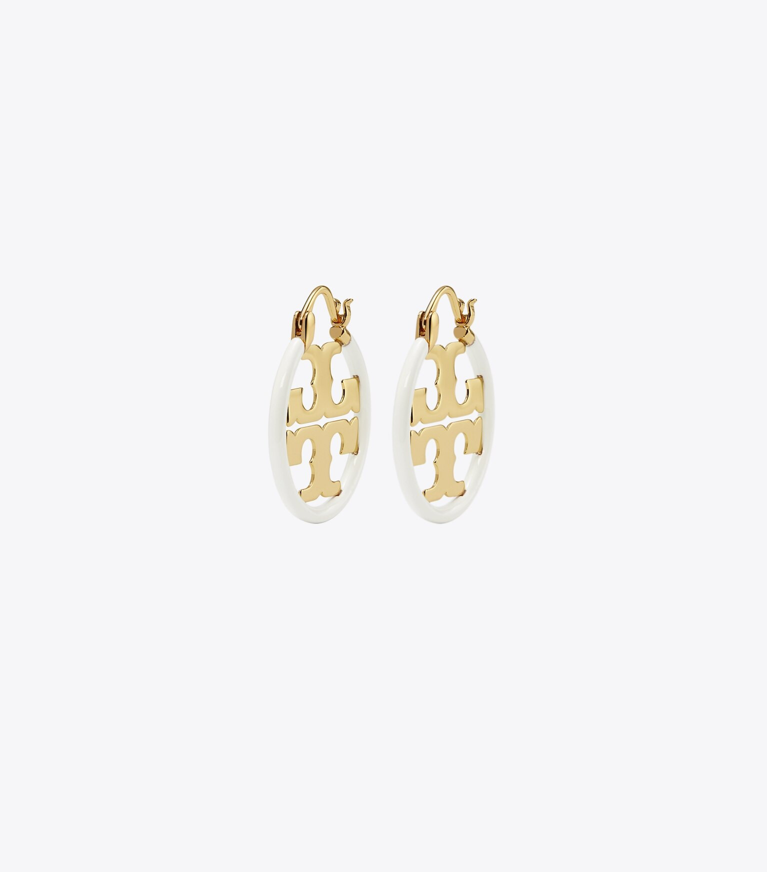 Miller Enamel Small Hoop Earring | Tory Burch (US)