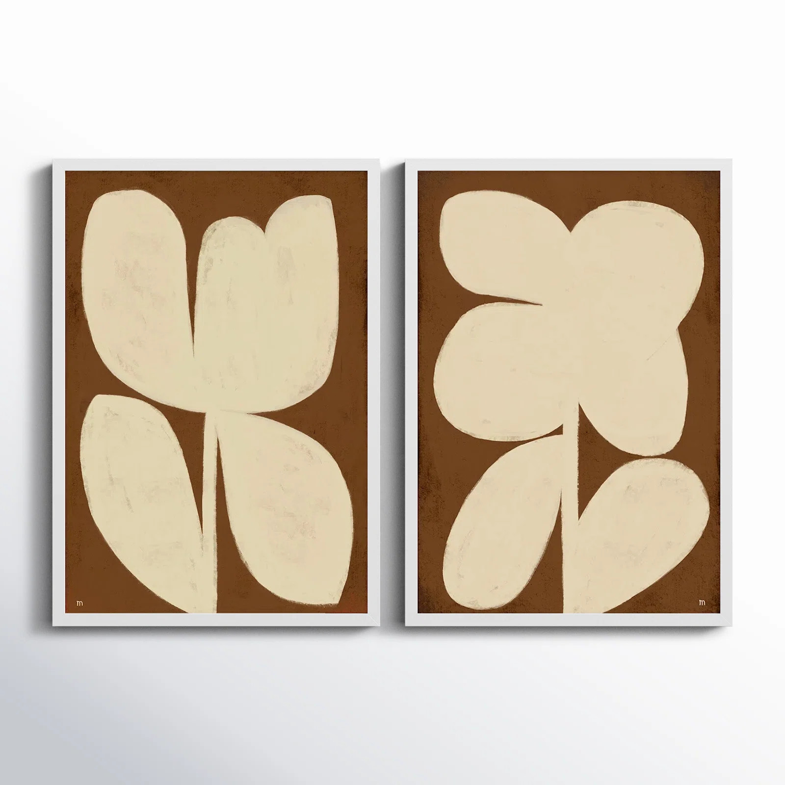 Joss & Main Flower Set Of 2 By Studiom - Framed Wall Art | Wayfair | Wayfair North America
