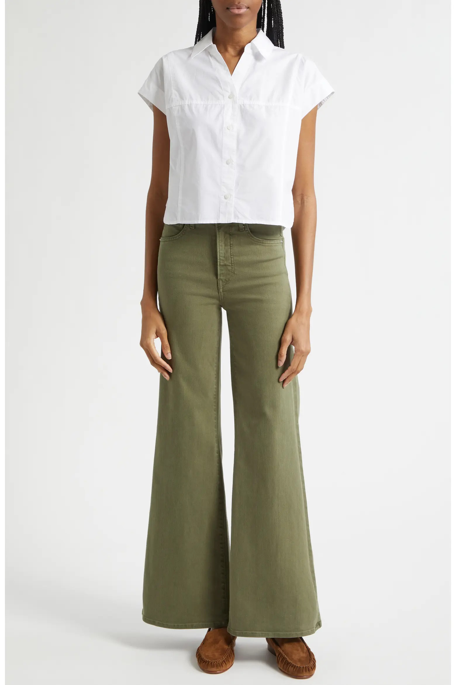 Veronica Beard Joplin Wide Flare Jeans (Women) | Nordstrom | Nordstrom