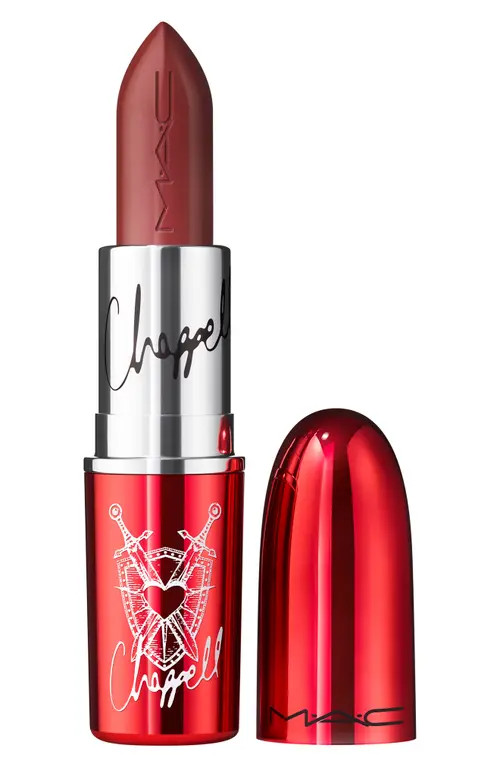 MAC Cosmetics Viva Glam Lustreglass Sheer‑Shine Lipstick in Roan Of Arc at Nordstrom | Nordstrom