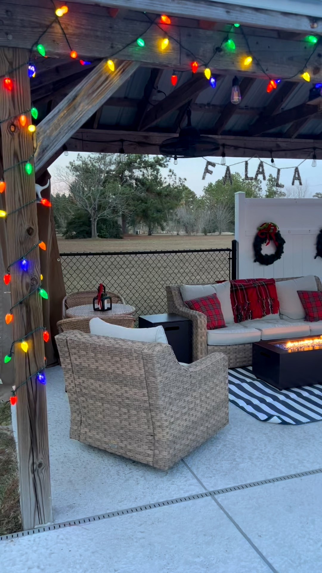 We love this gorgeous fire pit! It extends the time we can be outdoors in cold weather months! 
It’s so sleek and beautiful 
Tank cover doubles as a side tablee

#LTKHoliday #LTKHome