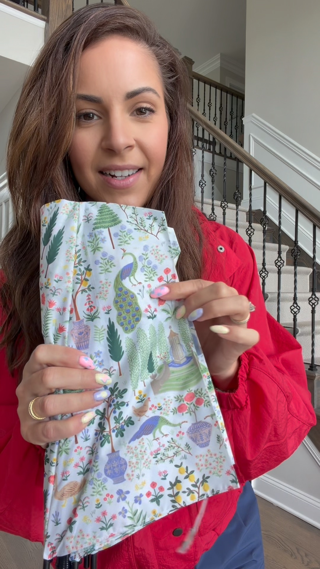 Make these rainy days just a little bit better 🌧️🌂.  

The Rifle Paper Co. Umbrella is 25% off today.  🌺🍃🌺🍃🌺🍃

With the duck head handle, it’s the little things in life.  

There are 10 different styles.  This is the camont style.

#LTKstorytime #LTKSeasonal #LTKSaleAlert