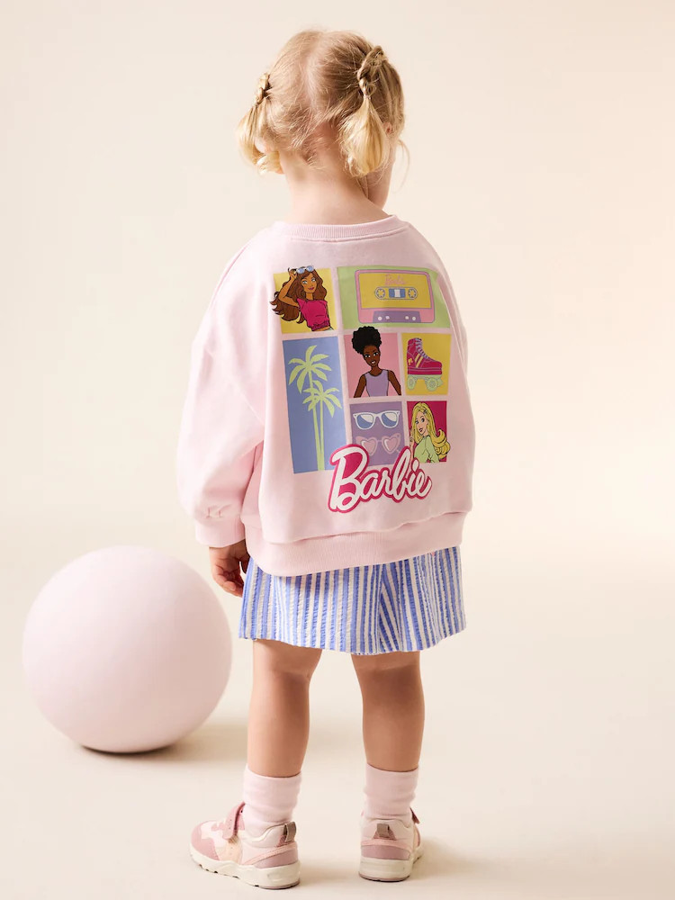 Pink Barbie Shorts Set (3mths-7yrs) | Next US