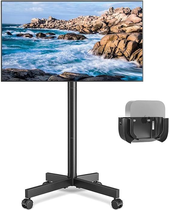 Rfiver Mobile TV Cart Rolling TV Stand for 23-65 Inch Screens, Portable TV Stand on Wheels with T... | Amazon (US)