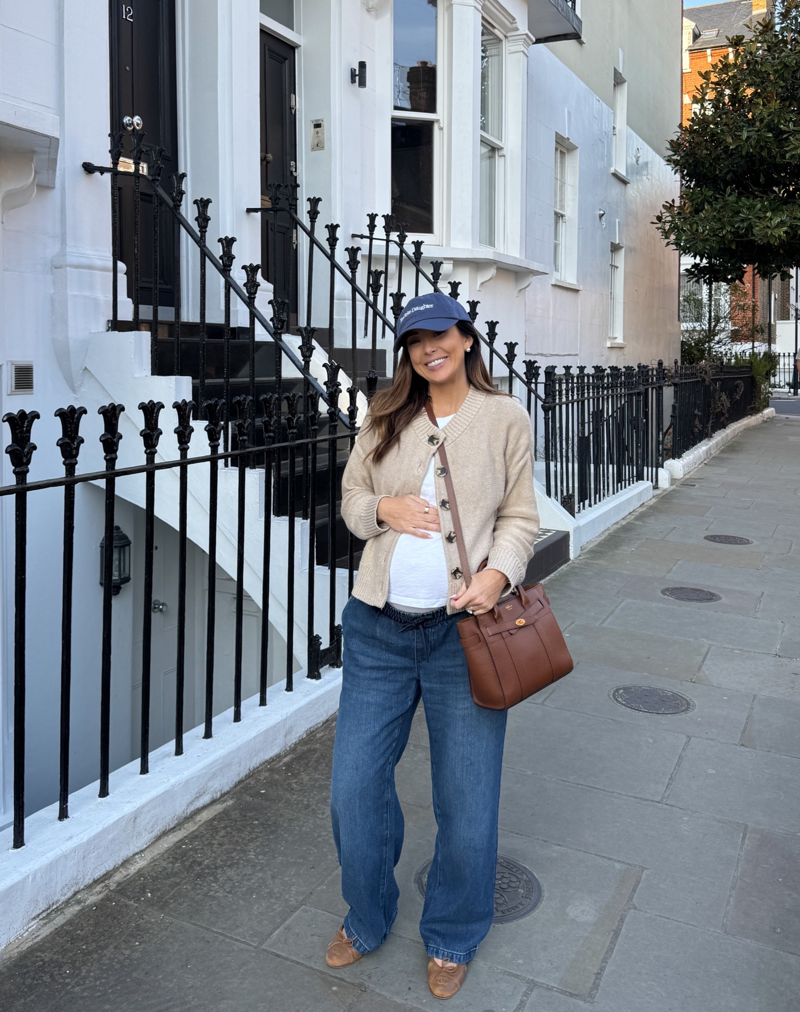 Casual bump-friendly and maternity outfit 💙

#LTKBump