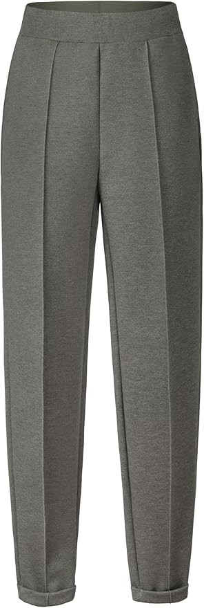 AFITNE Women’s High Waisted Dress Casual Pants Stretchy Pull On Work Business Slacks Comfy Offi... | Amazon (US)