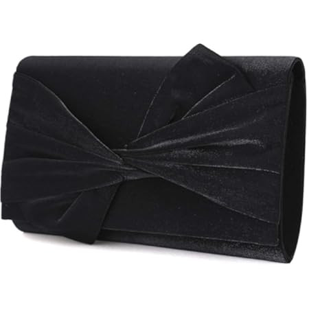 YYW Bow Clutch Purses for Women Evening Bag Formal Vintage Satin Handbags for Bridal Wedding Part... | Amazon (US)