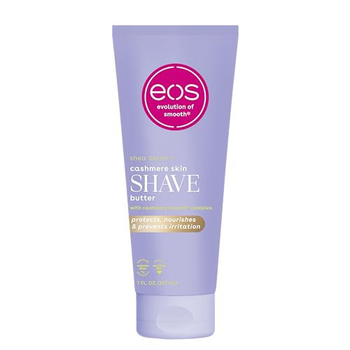eos Cashmere Skin Collection Shave Butter- Vanilla Cashmere Scented, Non-Foaming eos Shaving Cream, 7 fl oz | Amazon (US)