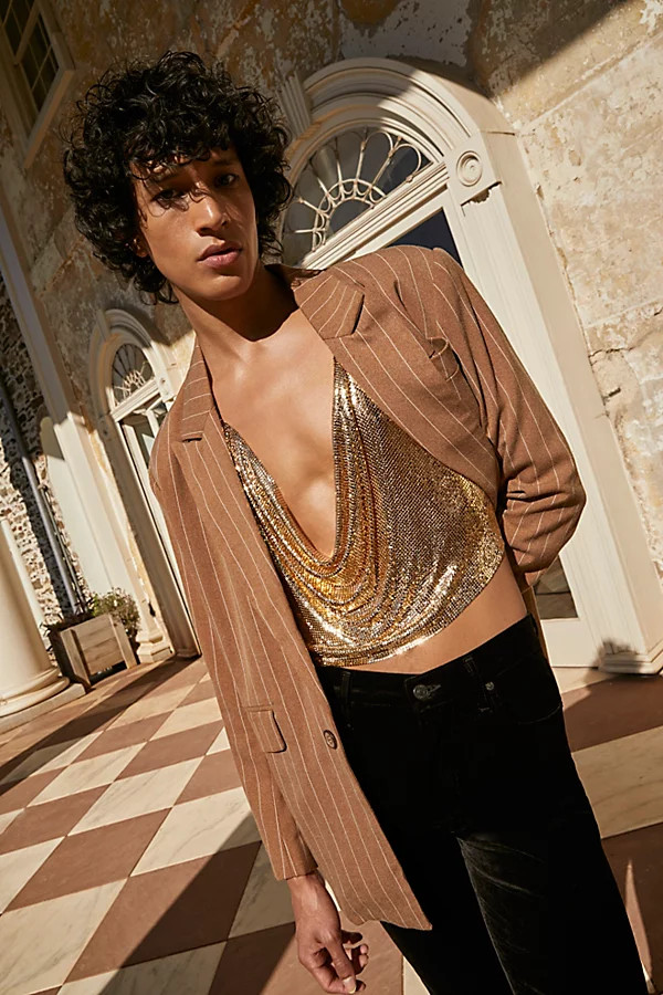 Porta Chain Body Piece by Free People, Gold, One Size | Free People (Global - UK&FR Excluded)