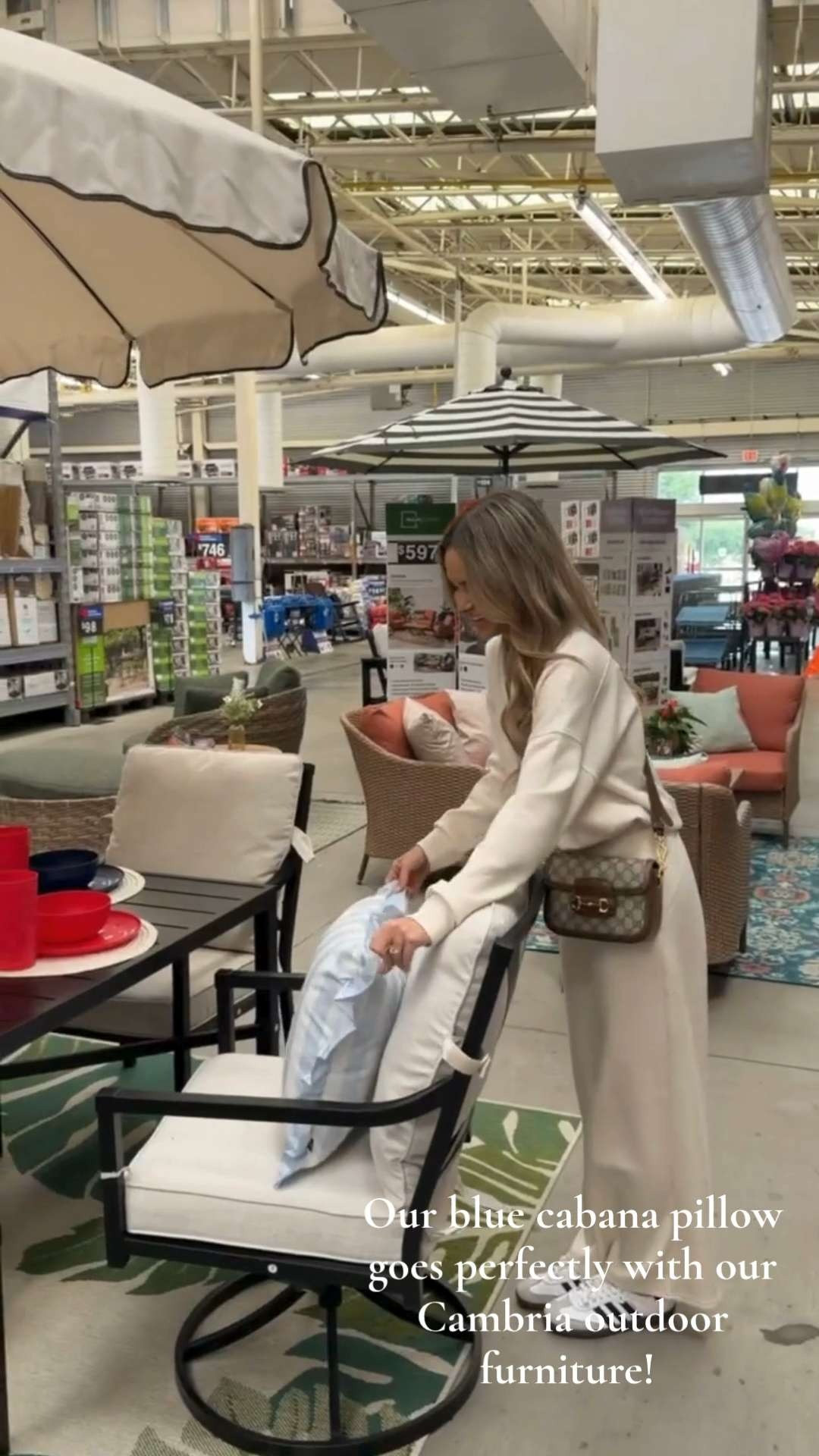 Our local Walmart had our gorgeous black and white outdoor furniture from our Cambria collection AND some of our outdoor pillows in stock! All available online and in select Walmart stores!  

 #LTKSeasonal #LTKHome