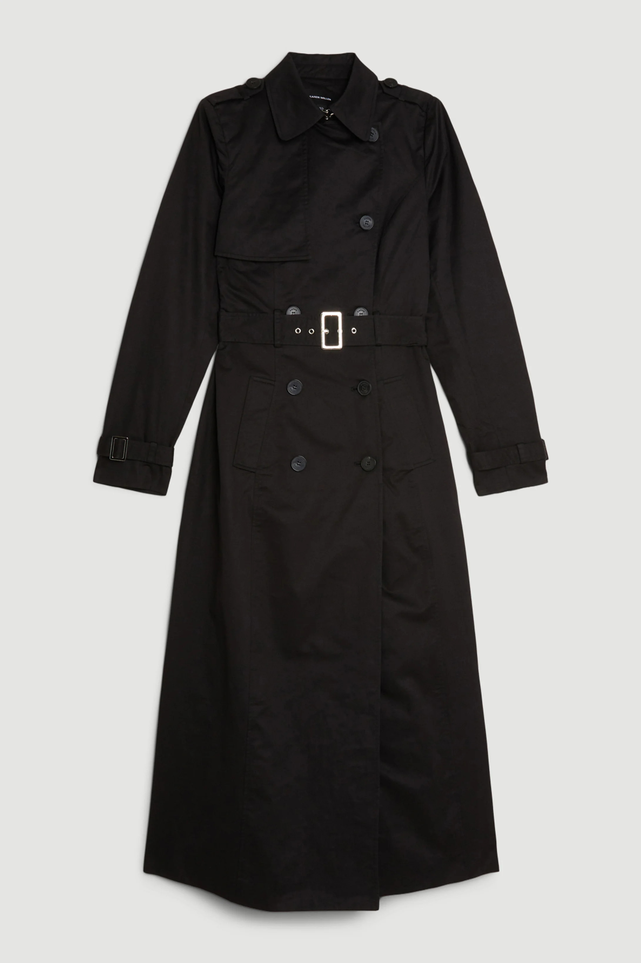 Petite Tailored Classic Belted Trench Coat | Karen Millen US