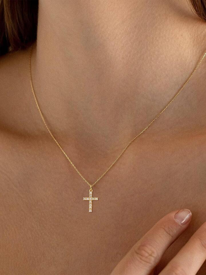 Cross Charm Necklace | SHEIN