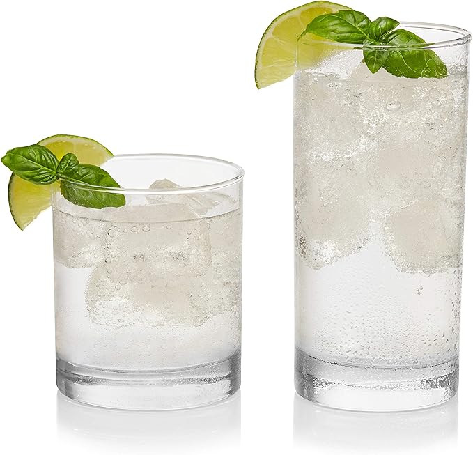 Libbey Province 16-Piece Tumbler and Rocks Glass Set | Amazon (US)