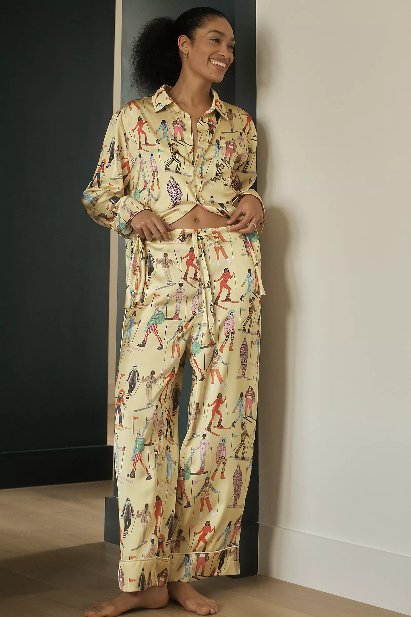 Karen Mabon Skier Pajama Set | Anthropologie (US)