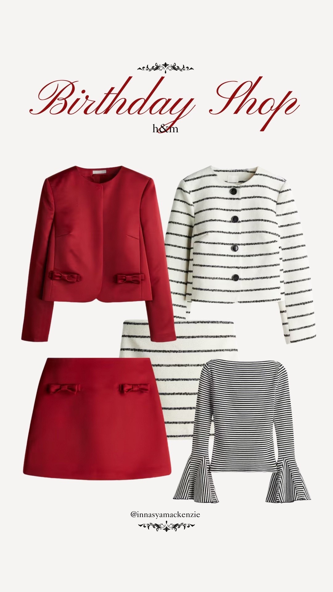 what I tried on at h&m 💄