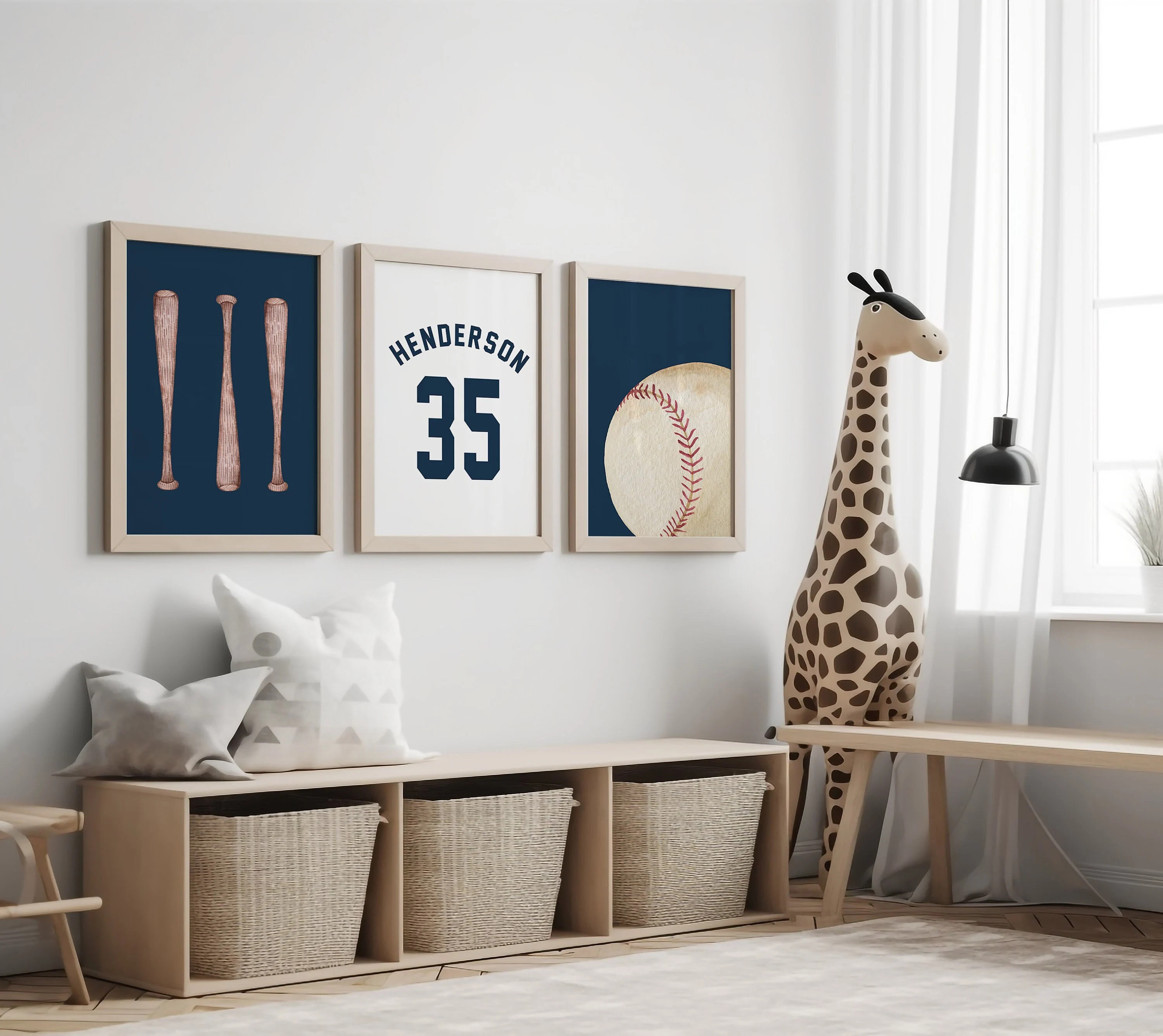 Baseball Nursery Art Prints, Boys Room Decor | Etsy (Global)