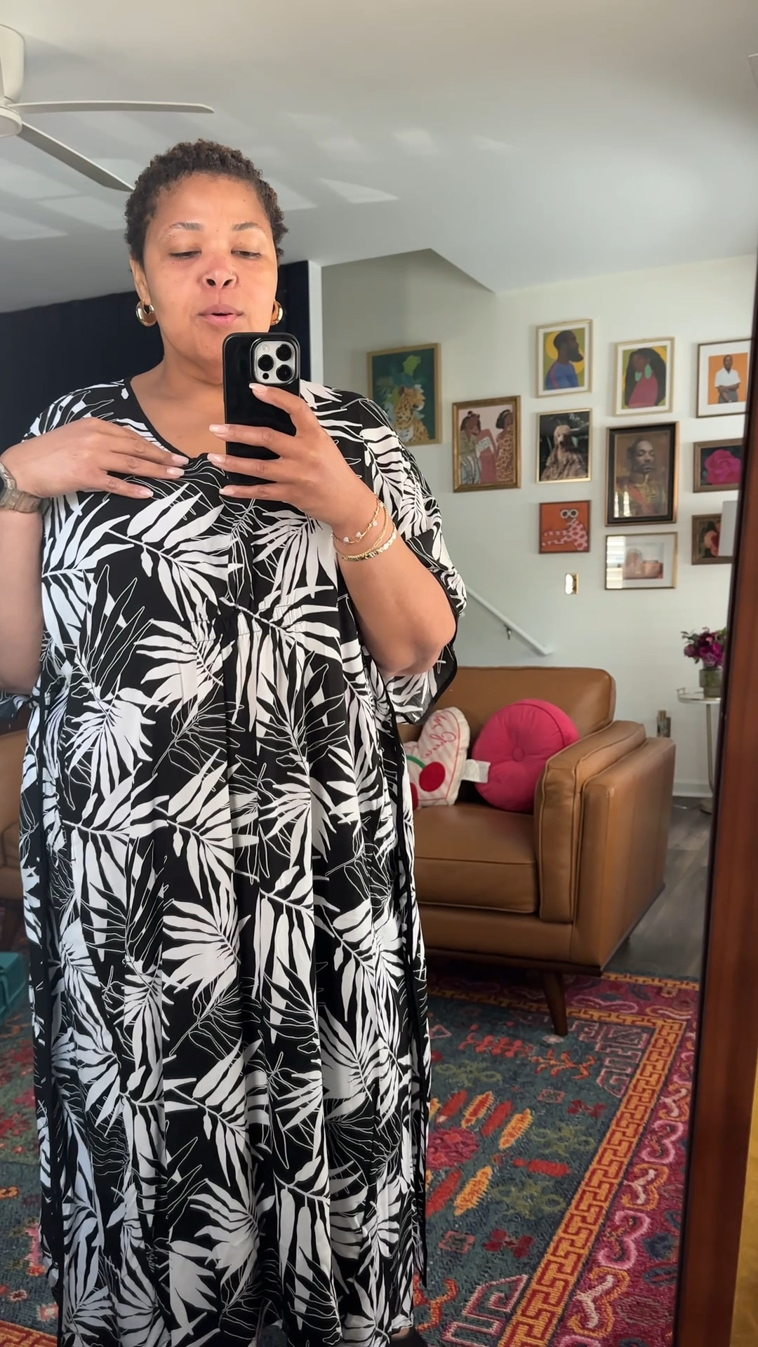 My new favorite caftan / moomoo / lounge dress - Joyspun from Walmart - so comfy! Omg 🥰

#LTKPlusSize #LTKMidsize #LTKSummerEdit
